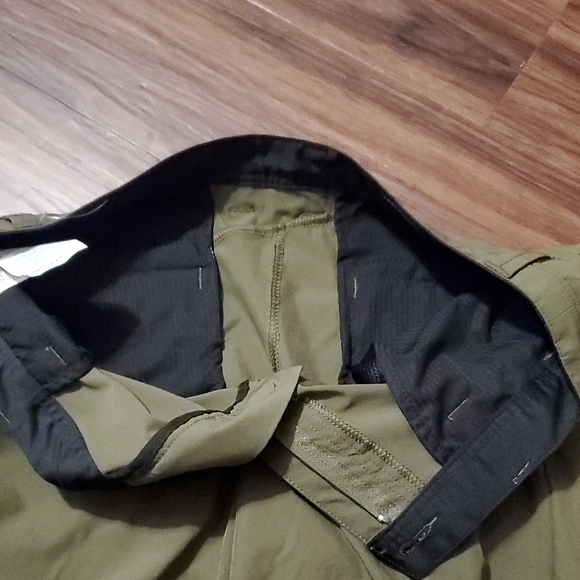 Volcom Men's Olive Green Flat Front Shorts - Picture 3 of 5